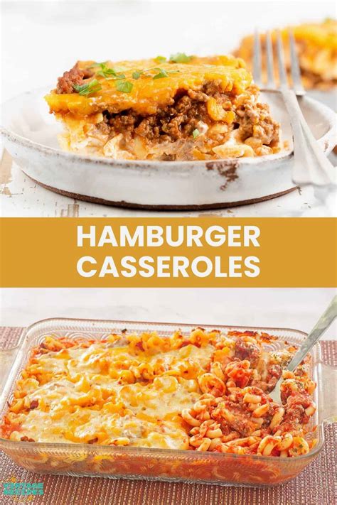 Old-Fashioned Hamburger Casserole Recipes - Vintage Recipes