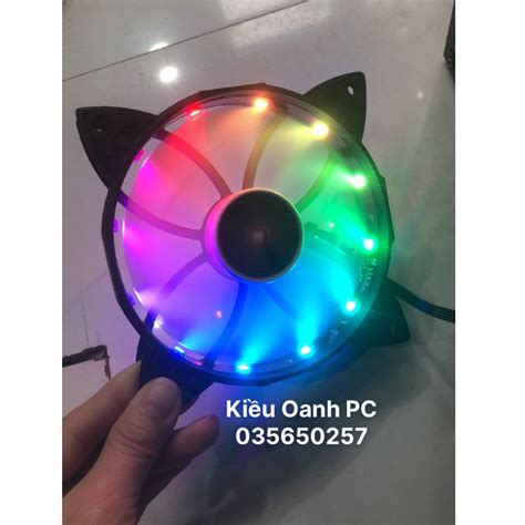 Quạt Tản Nhiệt Fan Case Led COOLMOON K8 Mix K9 K1 Auto LED K2 Không