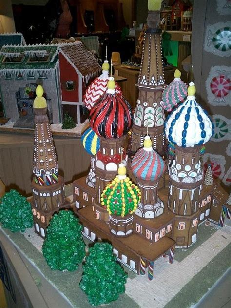 Gingerbread St Basils Cathedral Gingerbread Gingerbread House The