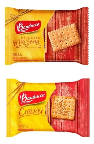 X Biscoito Bolacha Sache Bauducco Cracker Maizena