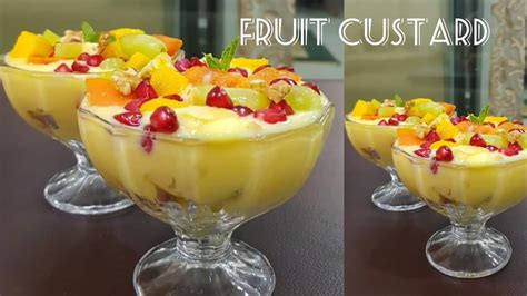 Custard Recipe Fruit Custard Recipe Trifle Custard Recipe By Lets