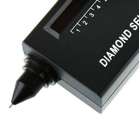 Diamond Gems Tester Pen Portable Gemstone Selector Tool Led Indicator