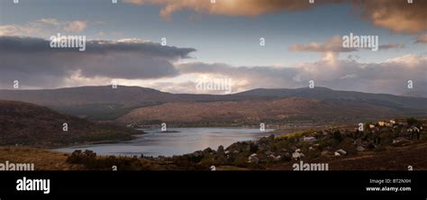 View At Sunset From The Lower Slopes Of Ben Nevis Across Fort William