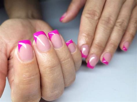 Hot Pink French Tips Elevate Your Nail Game With This Trendy Manicure