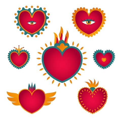 Free Vector Sacred Heart Collection