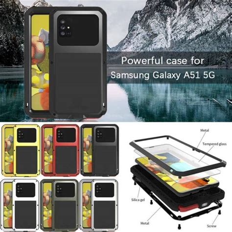 Shockproof Waterproof Metal Case Screen Cover Fr Samsung Galaxy A51 A71 5g Phone Ebay