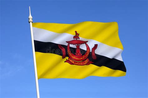 Flag of Brunei - Borneo stock image. Image of commonwealth - 38484849