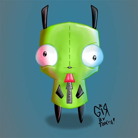 Artstation Gir Invader Zim Fan Art