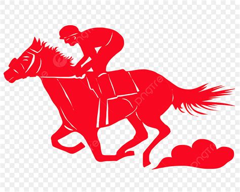 Horse Race Silhouette Transparent Background Horse Racing Silhouette