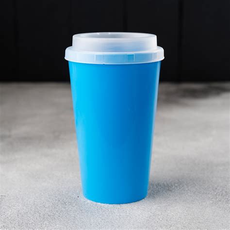 Многоразовые пластиковые стаканы 250/300 мл "Синие" | HAPPYCUP