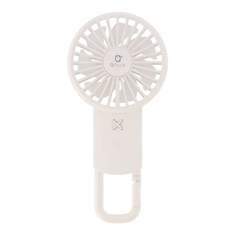 พัดลมพกพา Qplus Portable Fan With Carabiner White