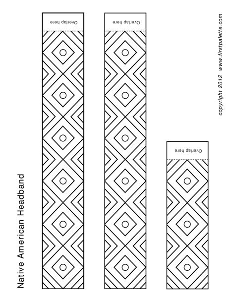 Native American Headband Template