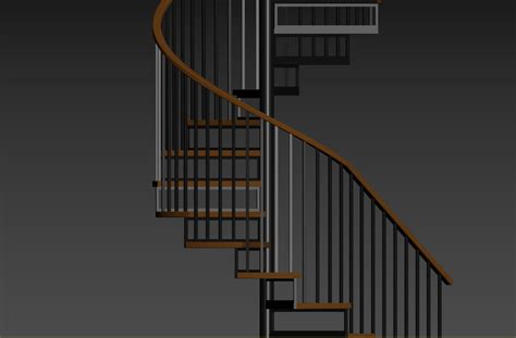 Spiral stairs 3D model - TurboSquid 2153456