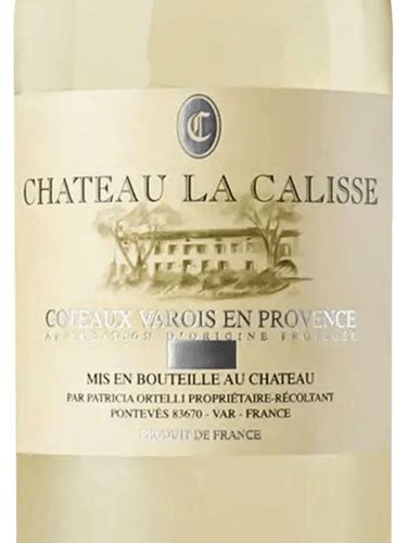 Château la Calisse Coteaux Varois en Provence Blanc Vivino Brasil