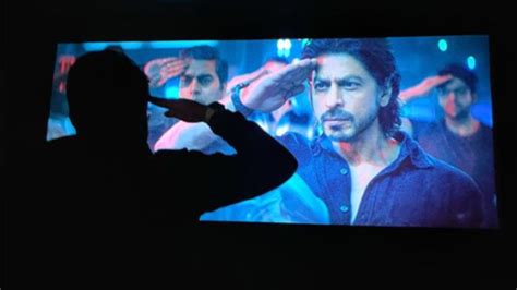 Srk Is An Emotion Photo Of Shah Rukh Khan Fan Saluting Pathaan