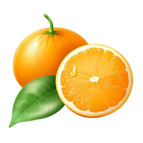 Fruta Naranja Aislada Sobre Fondo Blanco De Alta Resoluci N Archivo