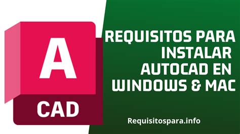 Requisitos Para Instalar Autocad Image To U