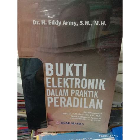 Jual BUKTI ELEKTRONIK DALAM PRAKTIK PERADILAN Shopee Indonesia