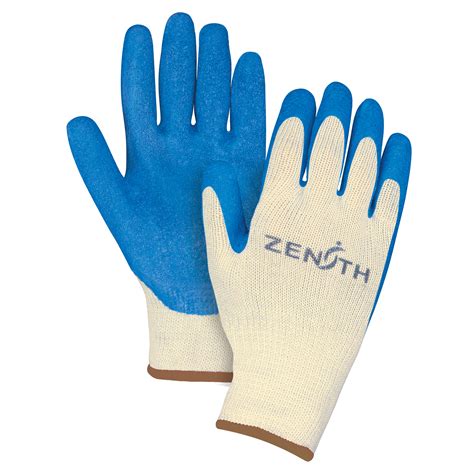 Zenith Safety Products Cut Resistant Gloves Size Large9 10 Gauge Rubber Latex Coated Twaron