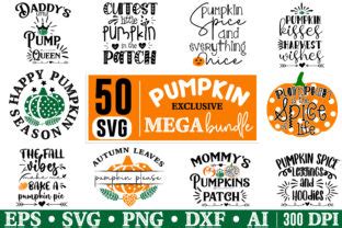 Pumpkin Svg Bundle Mega Set Fall Autumn Graphic By Md Shahjahan