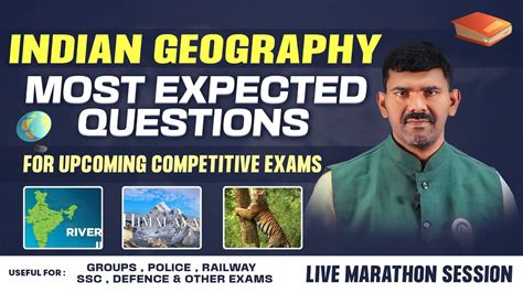 Indian Geography Live Marathon Session For Ssc Rrb Appsc Tspsc