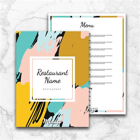Menugo Colourful Generic Menu Template