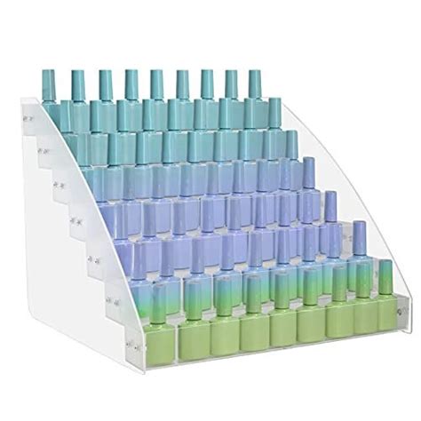 7 Tiers Nail Polish Holder Organizer SMFANLIN Multi Level Acrylic Nail