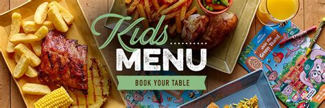 Harvester Kids Menu - Meal Deal for £5.99 - Fresh Ingredients