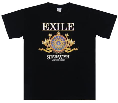 駿河屋 Exile ツアーtシャツ ブラック Mサイズ 「exile Live Tour 2018 2019“star Of Wish