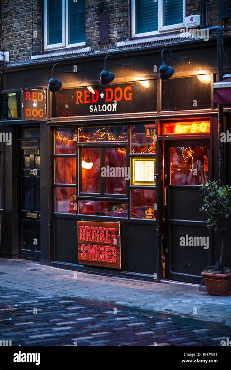 Red District Soho In London High Resolution Stock Photography And