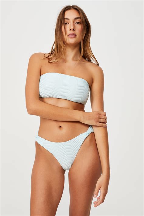 Twist Back Crop Bikini Top