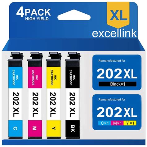 202XL Ink Cartridges For Epson 202 XL 202XL T202XL Expression Home XP