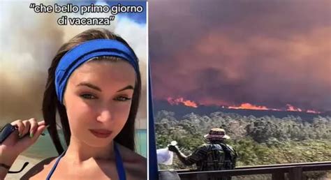 Youtg Net Elisa Esposito La Tiktoker E Il Selfie Con L Incendio Alle