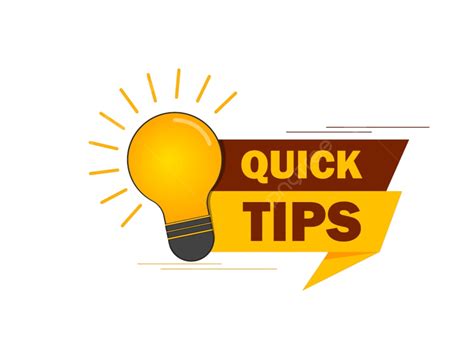 Quick Tip Vector Png Images Quick Tips Tip Advice Icon For Icon