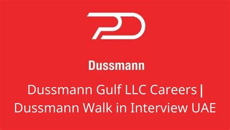 Dussmann Gulf Llc Careers Walk In Interview Uae