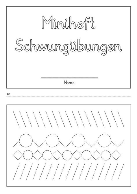 Miniheft Schwung Bungen Unterrichtsmaterial Im Fach Deutsch In