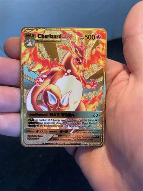 Gold Charizard Card Vmax Krystina Tolliver