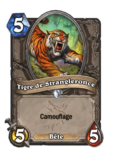 Tigre De Strangleronce Catalogue De Cartes De Hearthstone