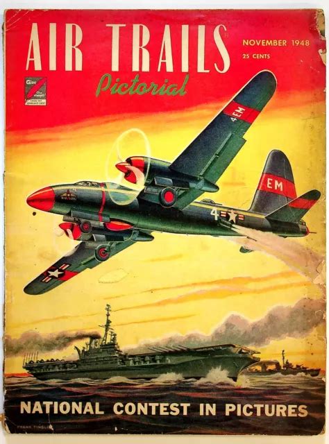 Air Trails Pictorial Magazine Vol 31 2 Pr 1948 Low Grade £208