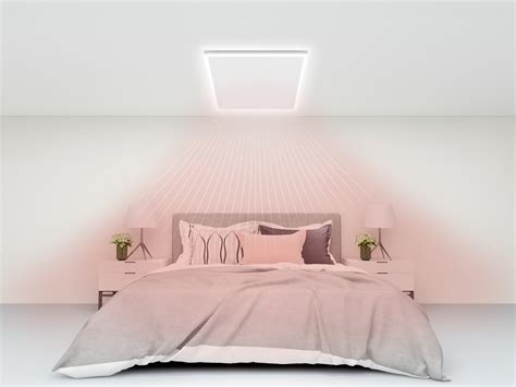 Infrarood Paneel Met LED Verlichting Voor Plafond 840W Verwarminghandel