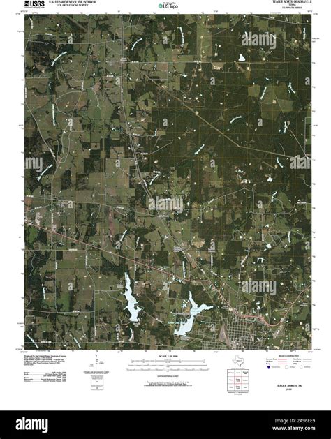 Teague Texas Map Cut Out Stock Images Pictures Alamy