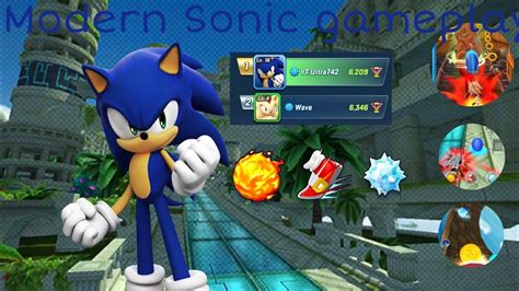 Sonic Forces Speed Battle Sfsb Modern Sonic Gameplay Max At Top 10 Global Youtube