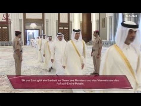 SH Der Emir Gibt Ein Bankett Zu Ehren Des Meisters Und Des Vizemeisters