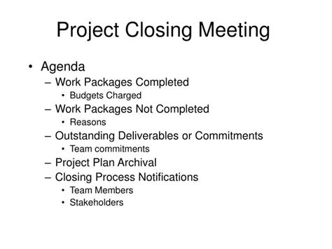 Ppt Project Closing Meeting Powerpoint Presentation Free Download Id 4570008