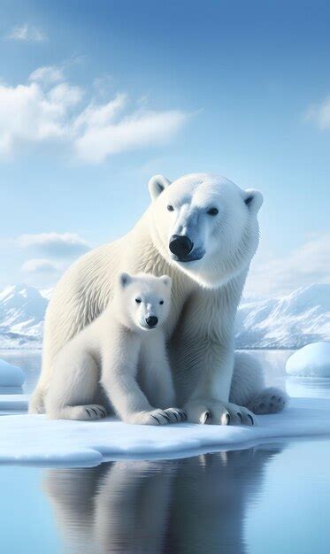 M E Urso Polar Carn Voro Foto Premium