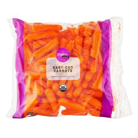 Organic Marketside Fresh Baby Peeled Carrots 2 Lb Bag