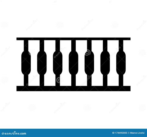 Balcony Icon Illustrated In Vector On White Background Stock