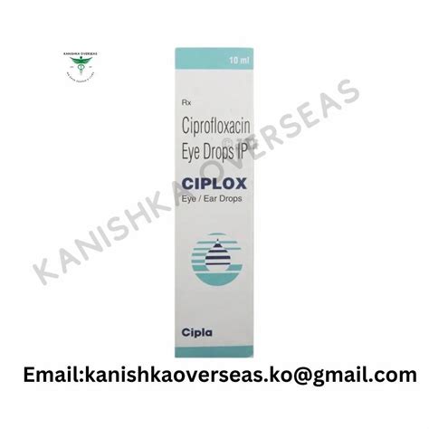 Ciplox Ciprofloxacin Eye Drops Packaging Type Box Packaging Size