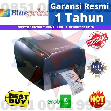 Jual Printer Barcode Thermal Label Blueprint Bp Tr Usb Serial Lan