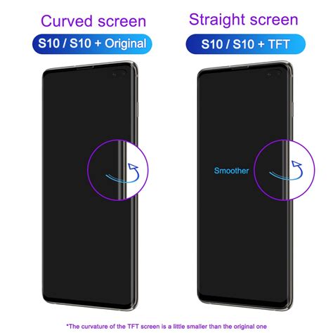 100 Tested TFT S10 Plus LCD With Frame For SAMSUNG Galaxy S10 G973